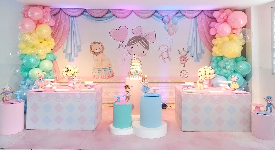 Como Escolher o Painel Perfeito para sua Decoração Circo Rosa