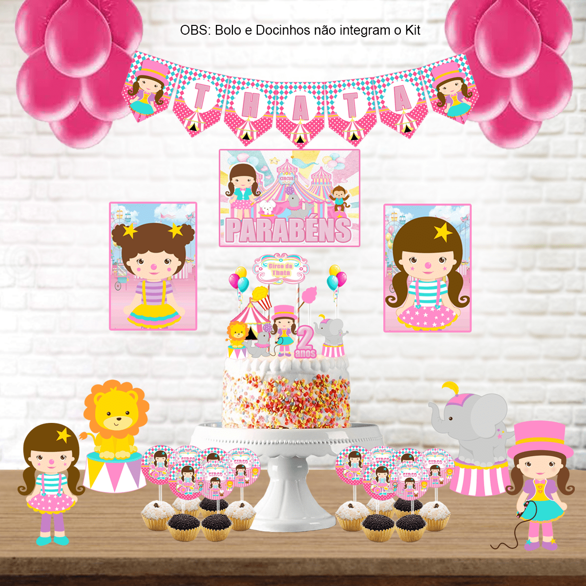 Como Escolher o Painel Perfeito para sua Decoração Circo Rosa