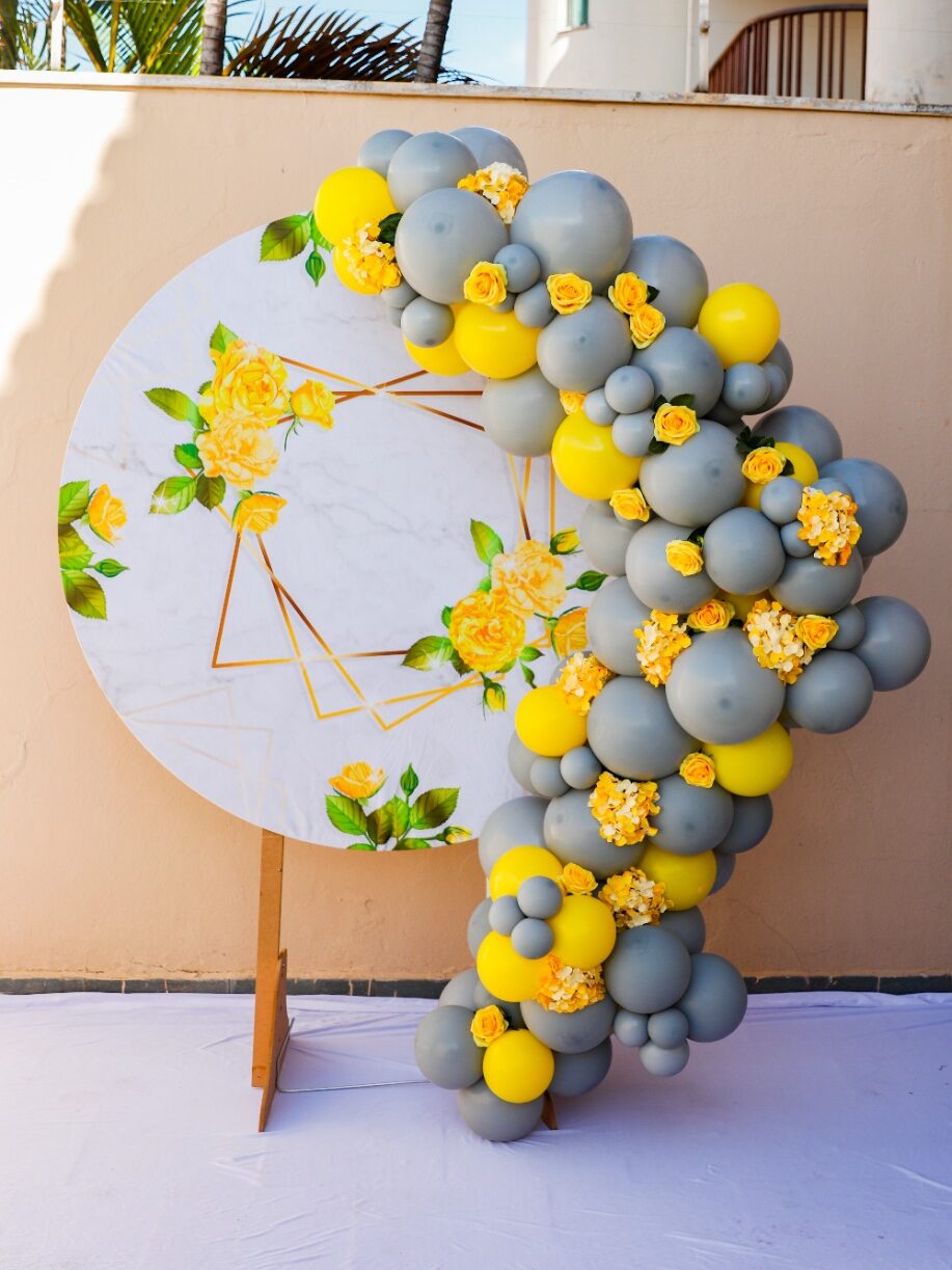 decoração com balão