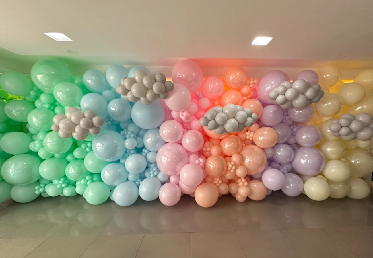 decoração com balão