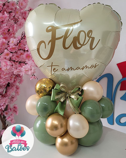 decoração com balão