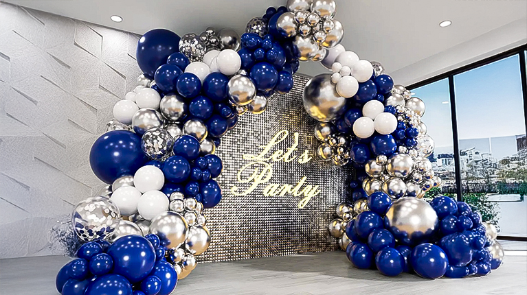 decoração com balão