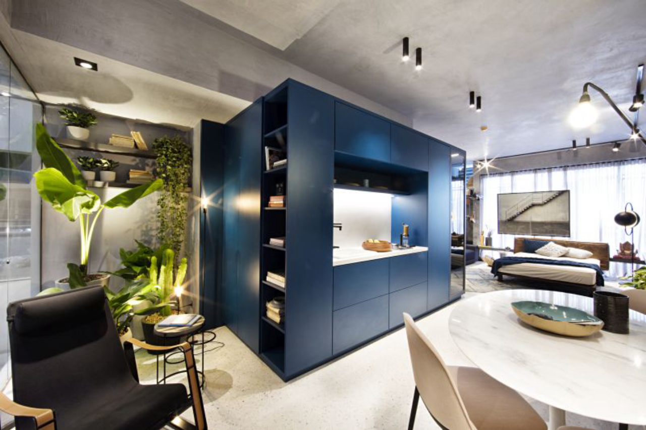 decoracao com cimento queimado