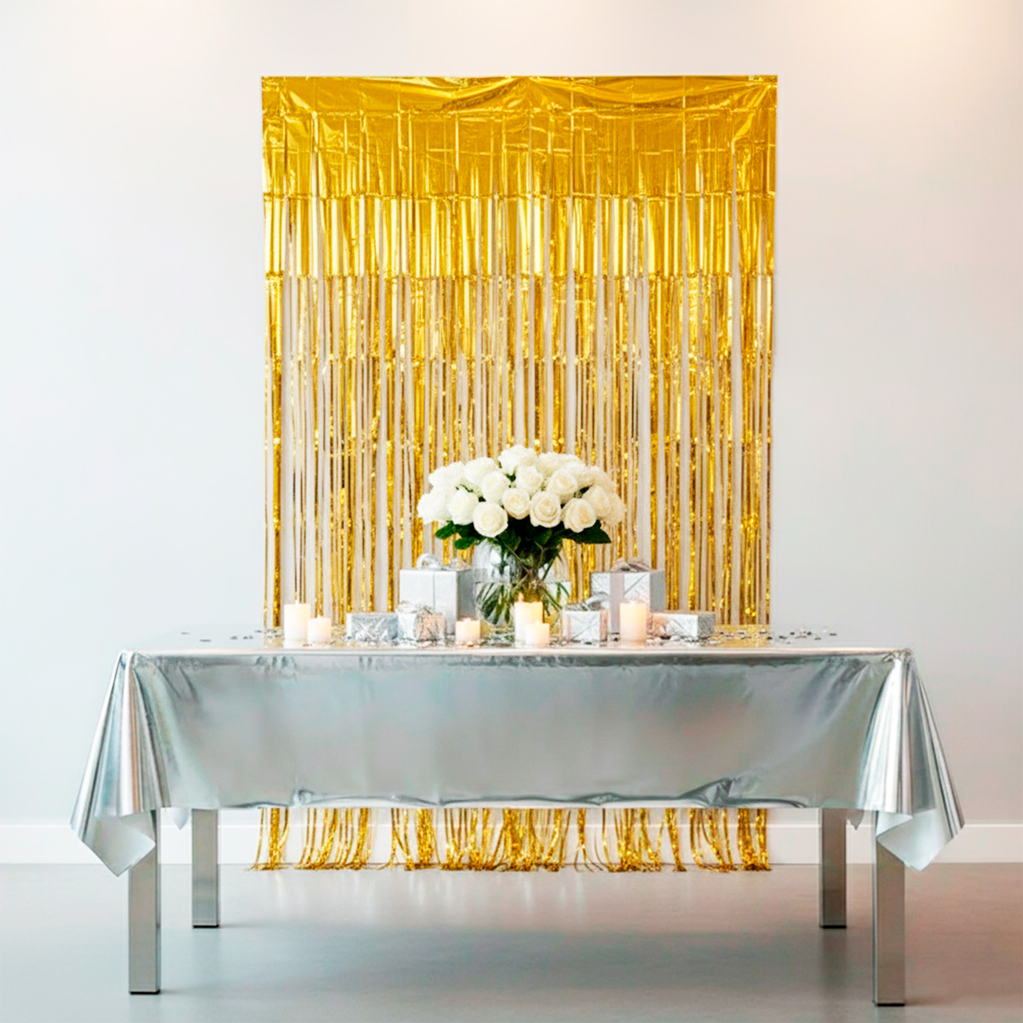 erros comuns ao usar cortina metalizada em festas