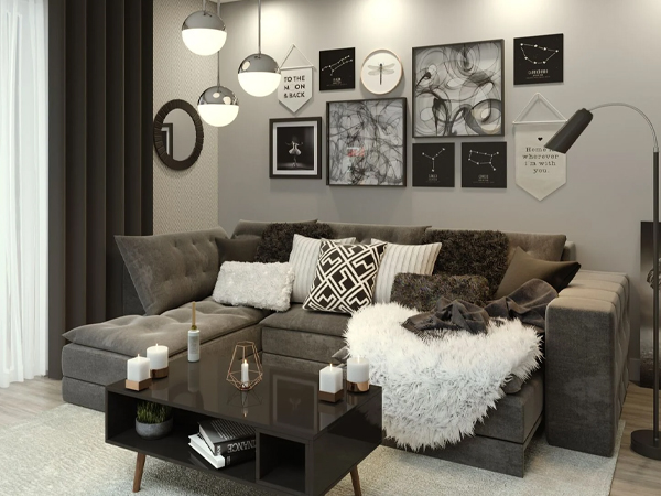 como decorar cabeceira da cama com fotos polaroid