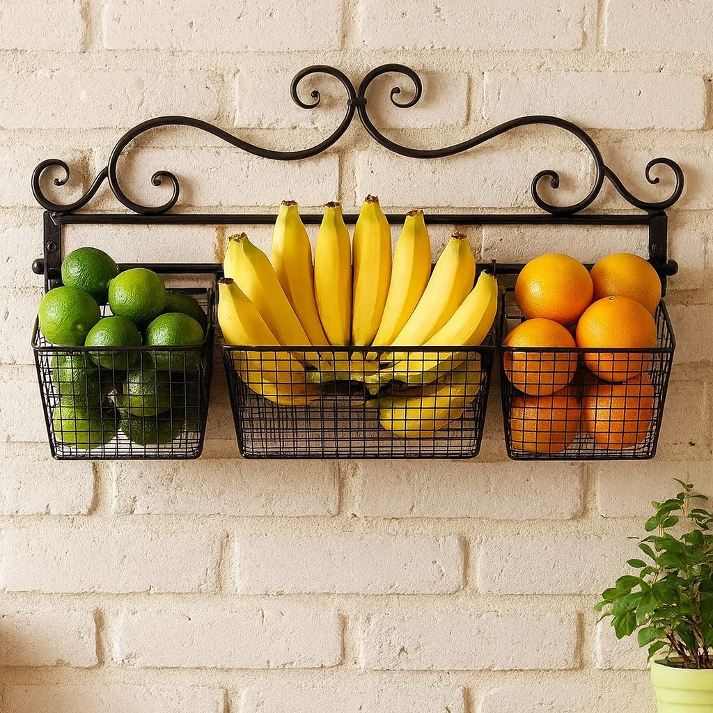 Como escolher a fruteira de parede ideal para seu estilo de cozinha