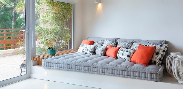 decoracao com futon