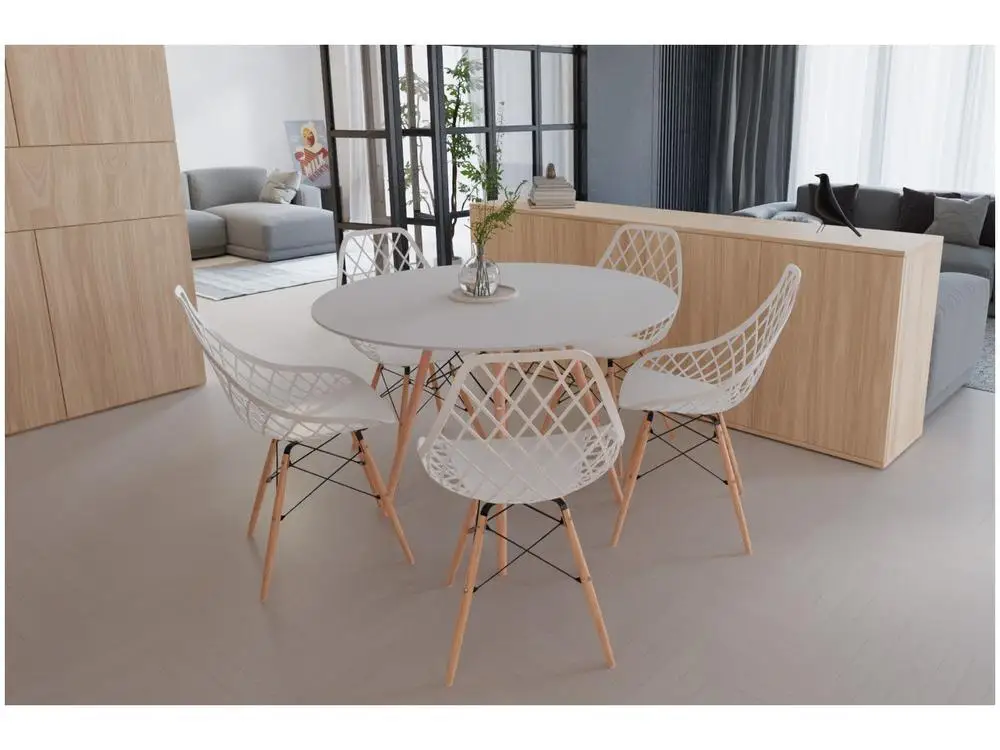 decoracao com Mesa 5 Lugares