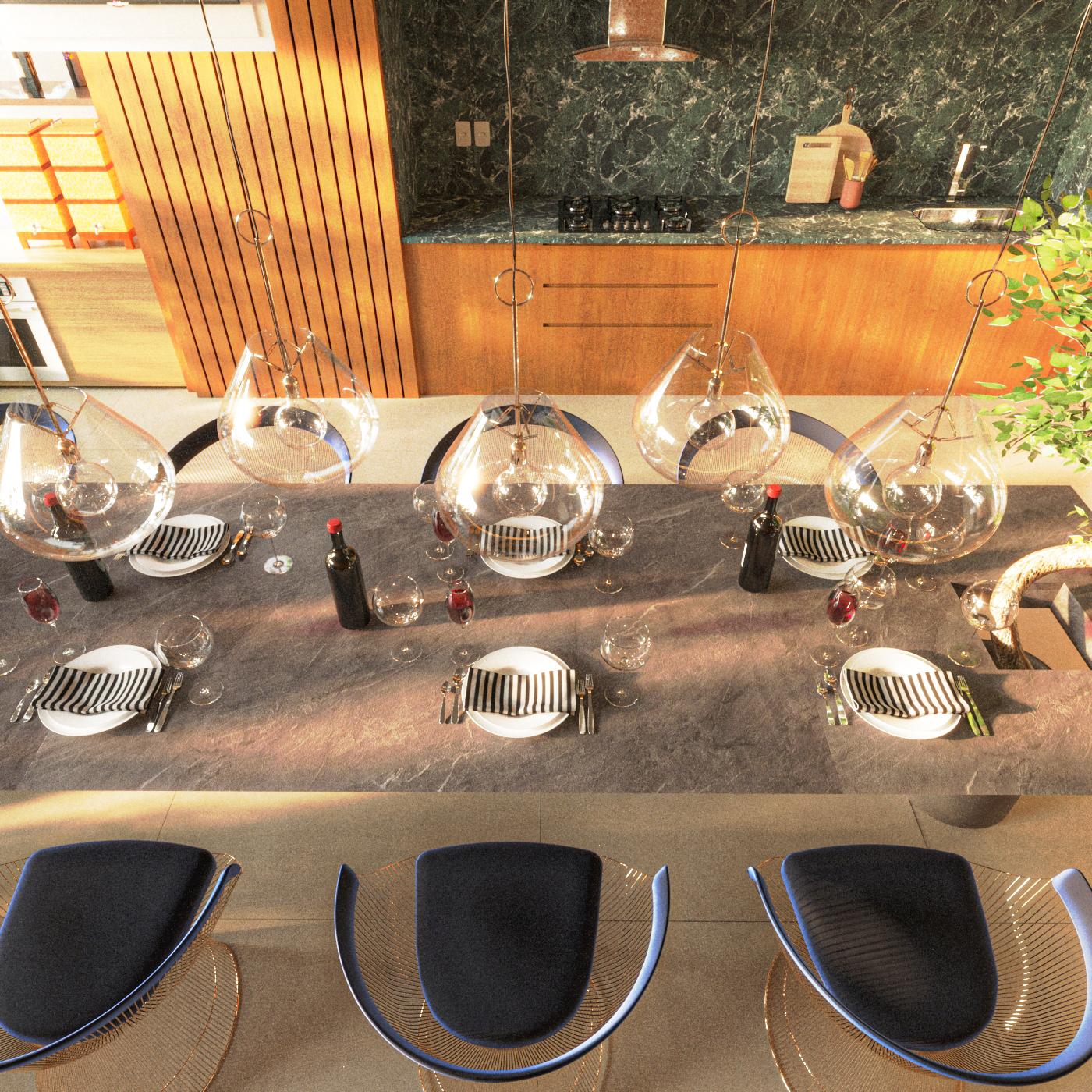 Iluminação e Centro de Mesa: Elementos Chave para Decorar sua Mesa de 5 Lugares