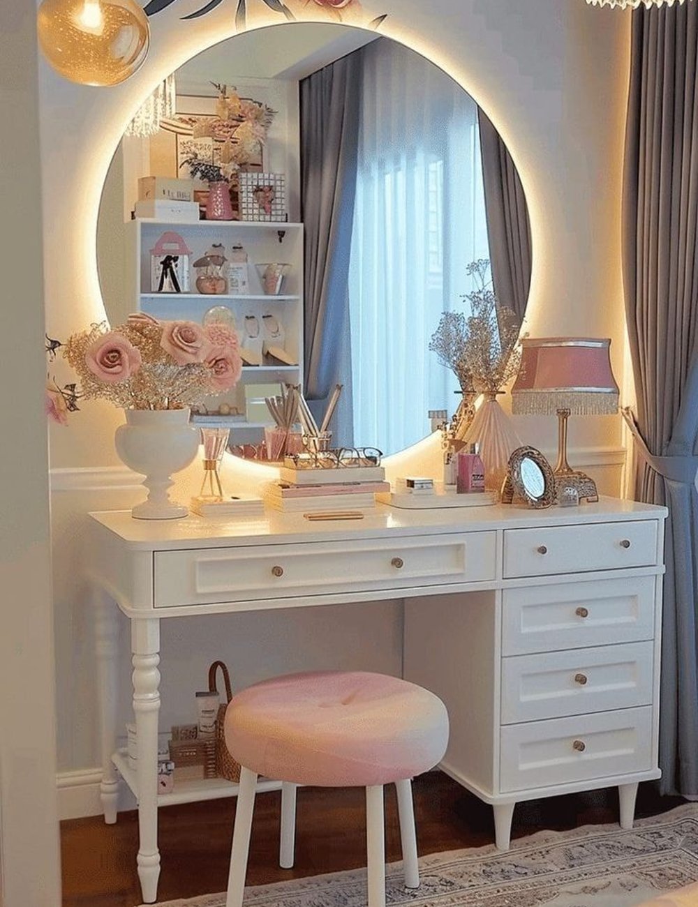 ideias de decoração penteadeira moderna