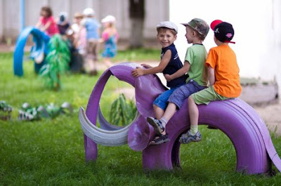 erros comuns ao decorar jardim com pneus