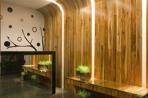 como usar teca em móveis de banheiro pequenos