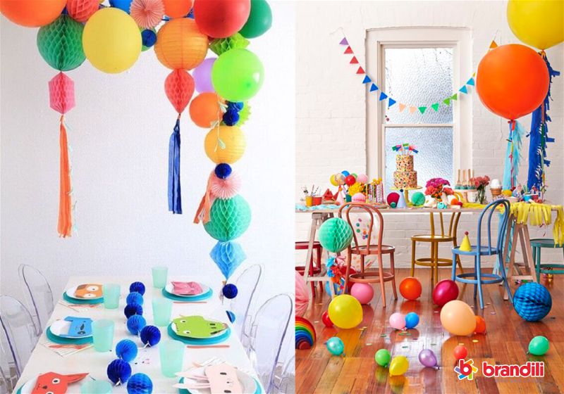 como fazer decoração festa infantil barata