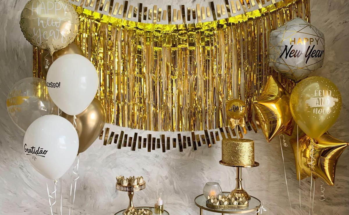 ideias de decoração de ano novo 2026 simples e baratas