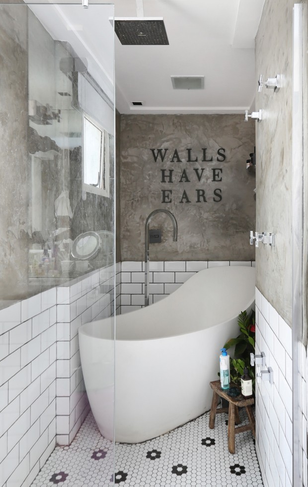 cimento queimado ou microcimento para banheiro