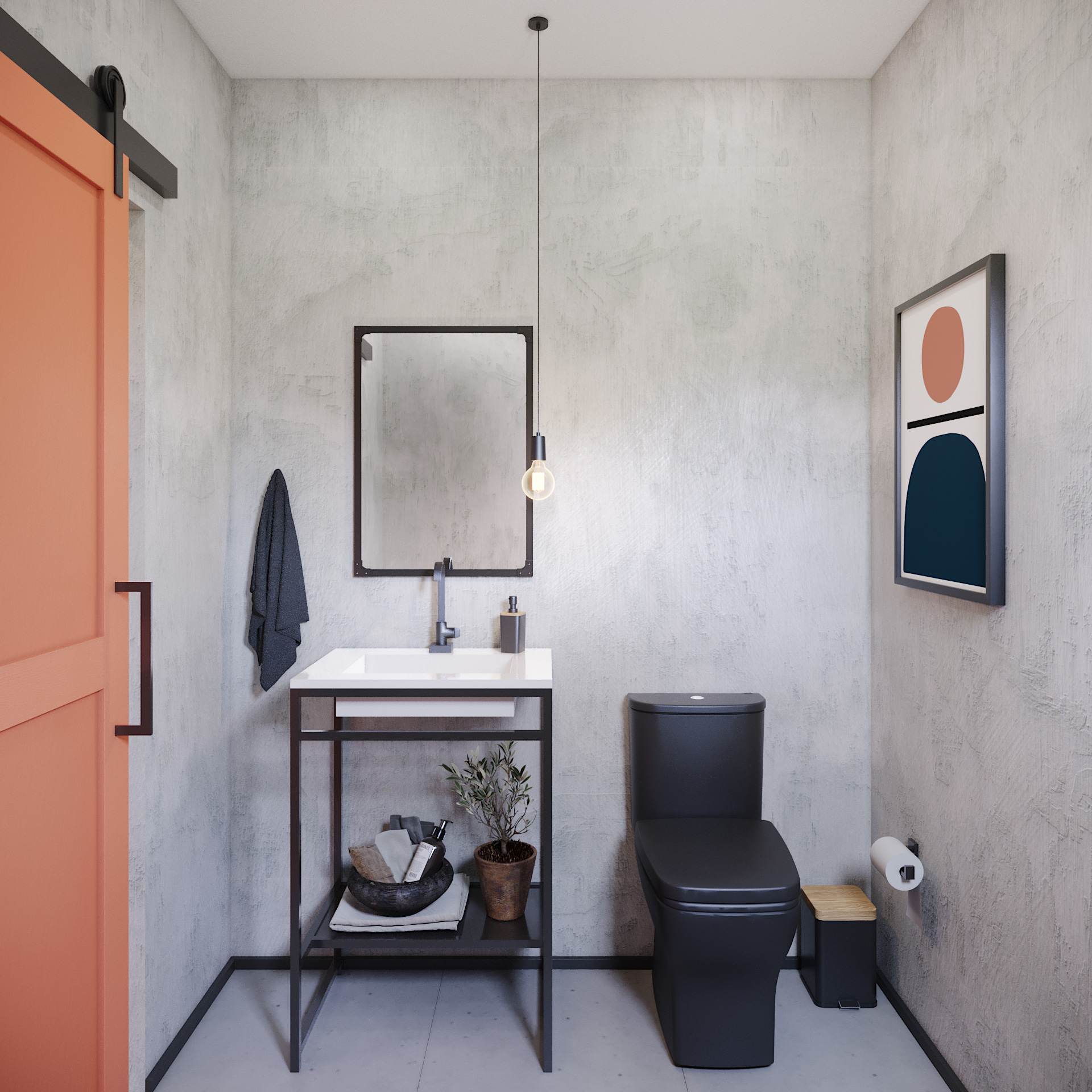 aplicar cimento queimado em bancada de banheiro