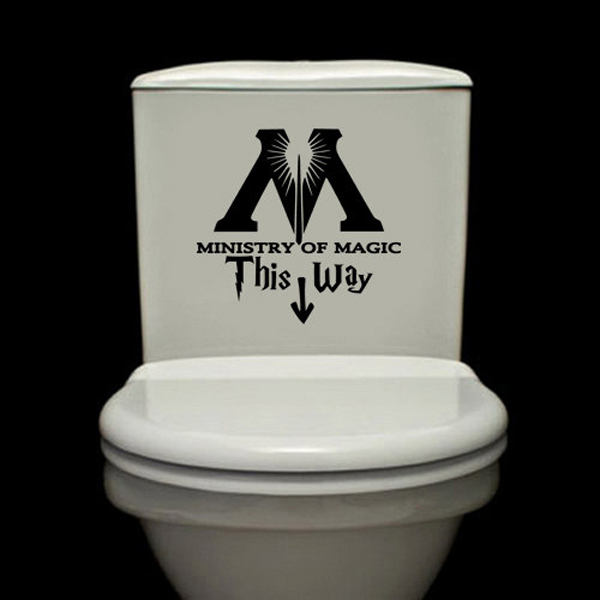 decoração de banheiro harry potter