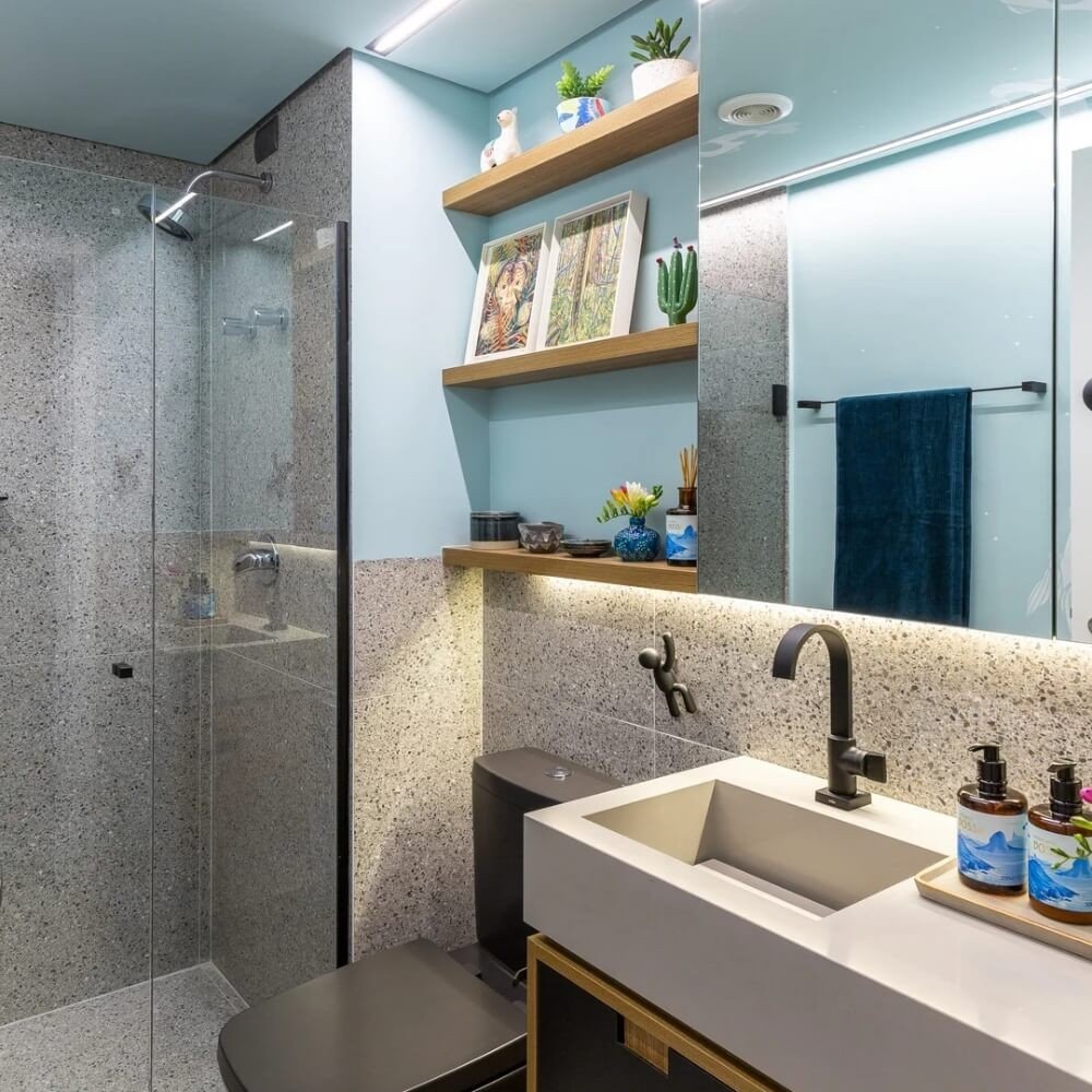 decoração de banheiro l