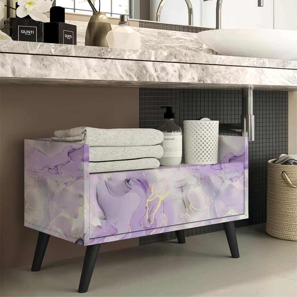 Do Romântico ao Sofisticado: Estilos de Decoração de Banheiro Lilás para Cada Gosto