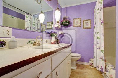 Guia Completo: Cores que Combinam com Lilás na Decoração do Banheiro