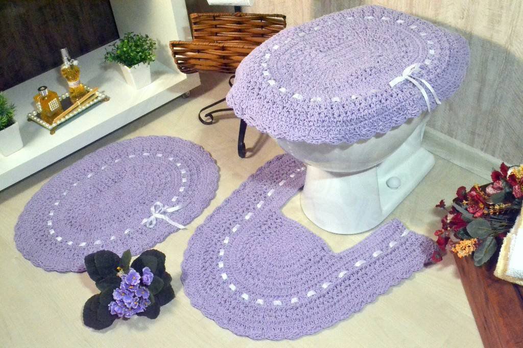 decoração de banheiro lilas