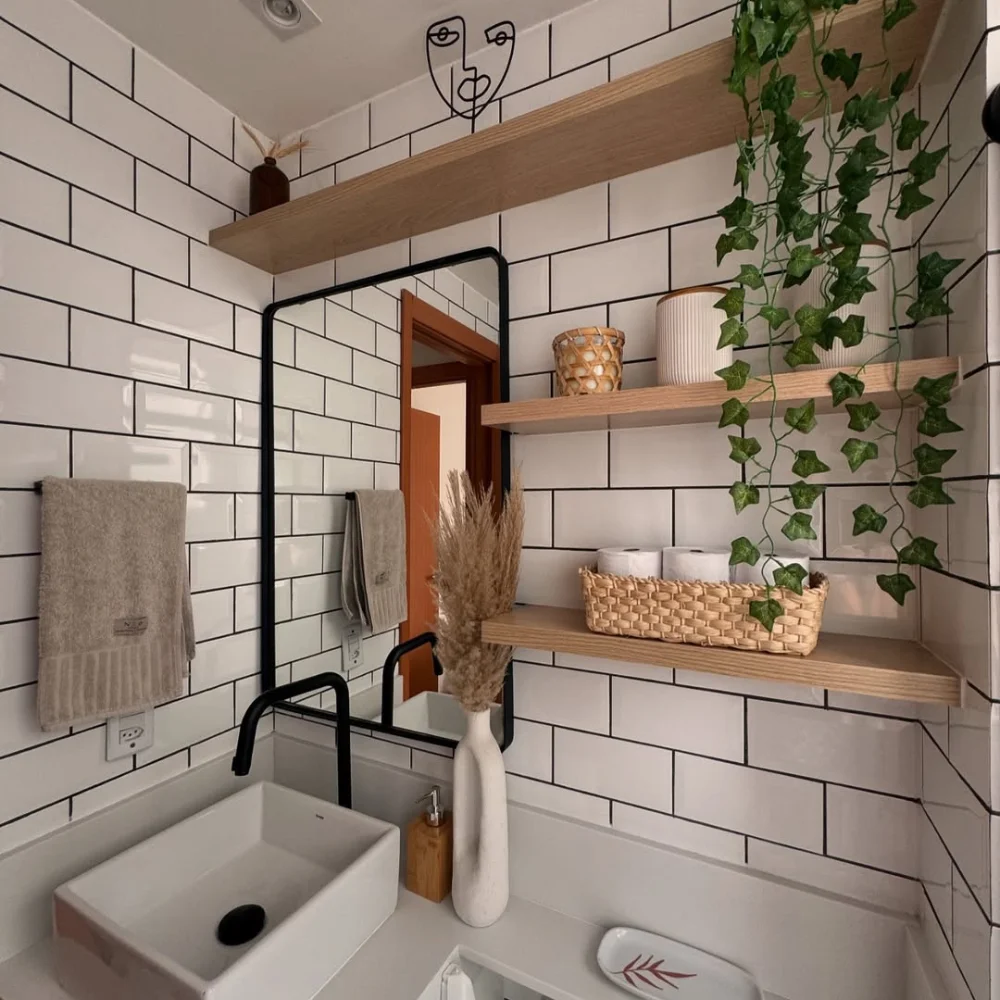 decoração de banheiro pequeno e simples