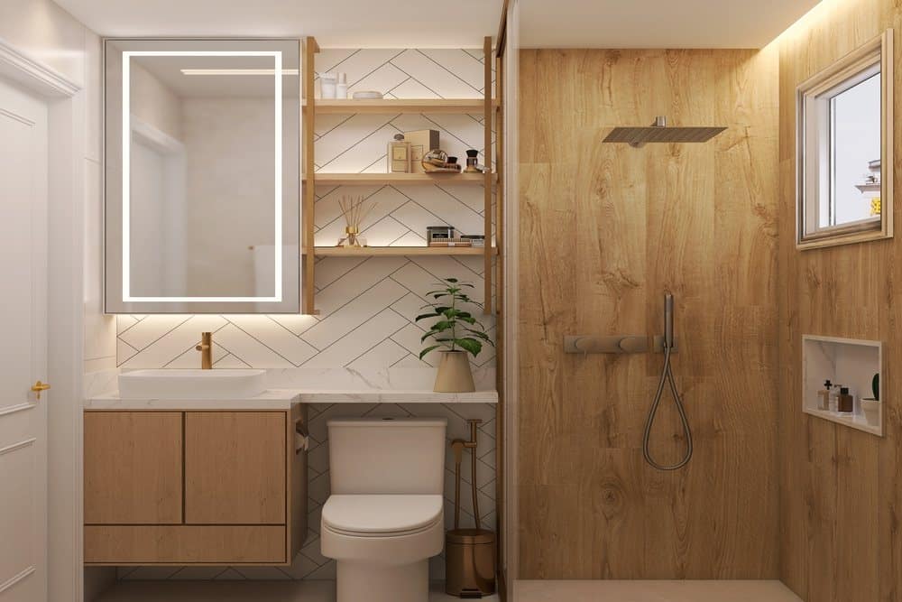 decoração de banheiro pequeno e simples