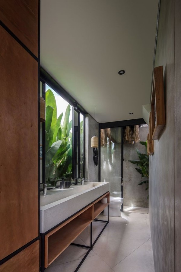 decoração de banheiro visita