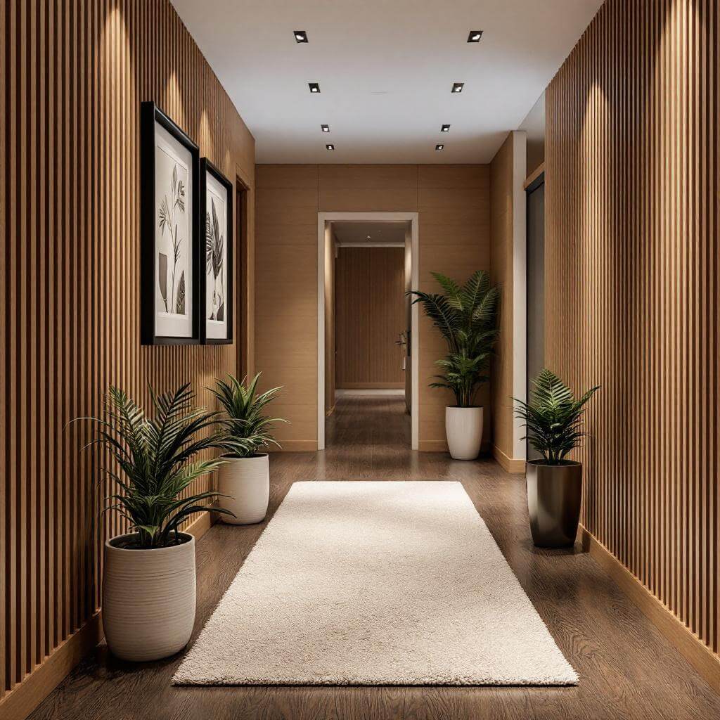 decoração de corredor