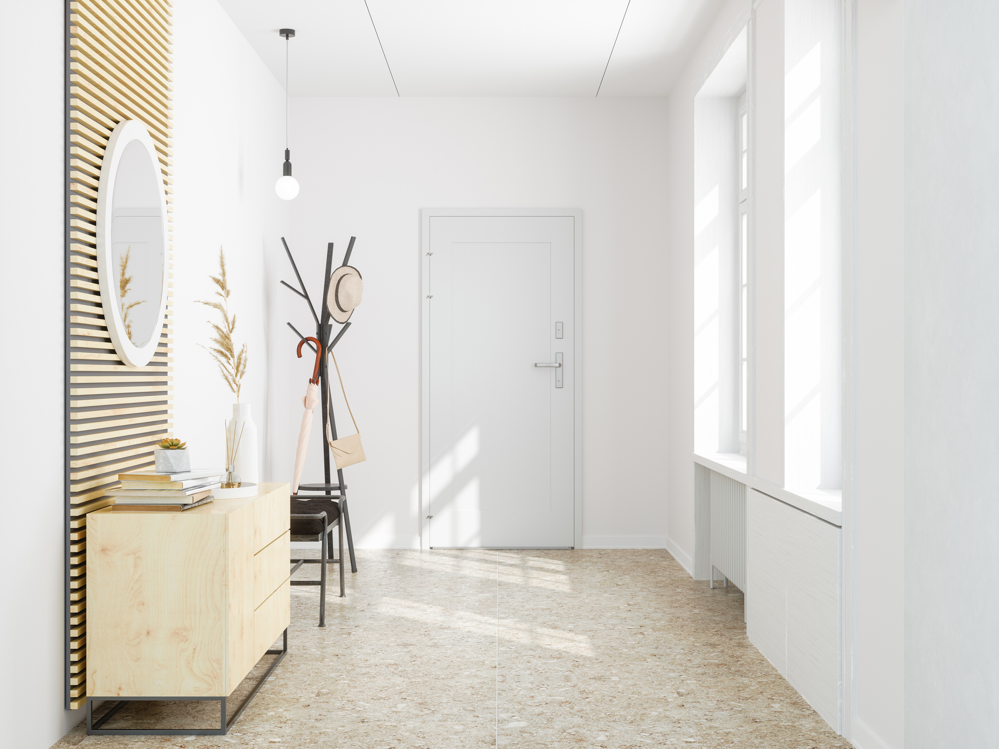 aparador de corredor vs prateleira flutuante