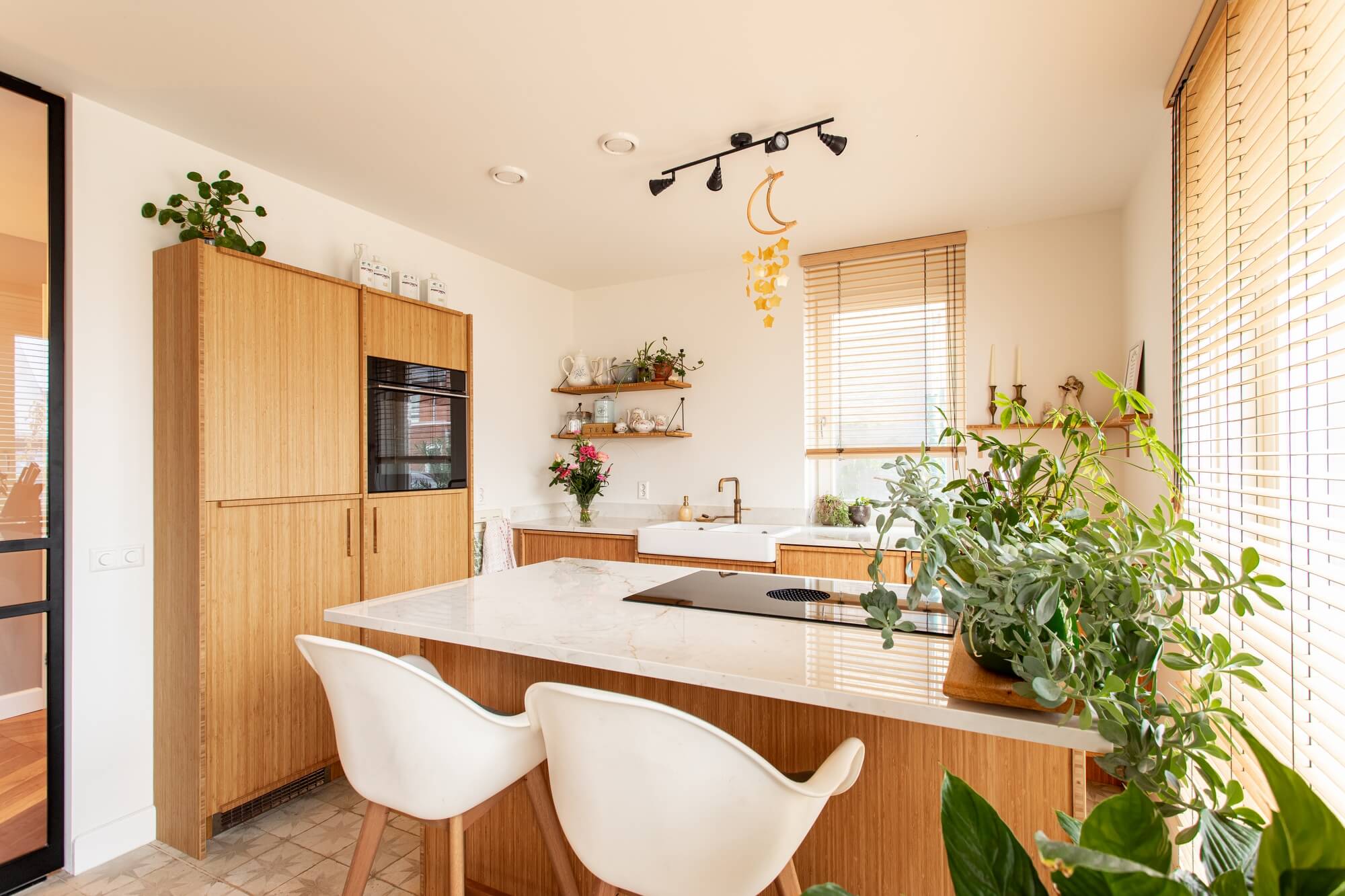 decoração de cozinha boho chic