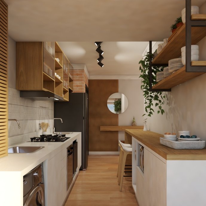 Como Criar um Urban Jungle na Sua Cozinha Boho Chic