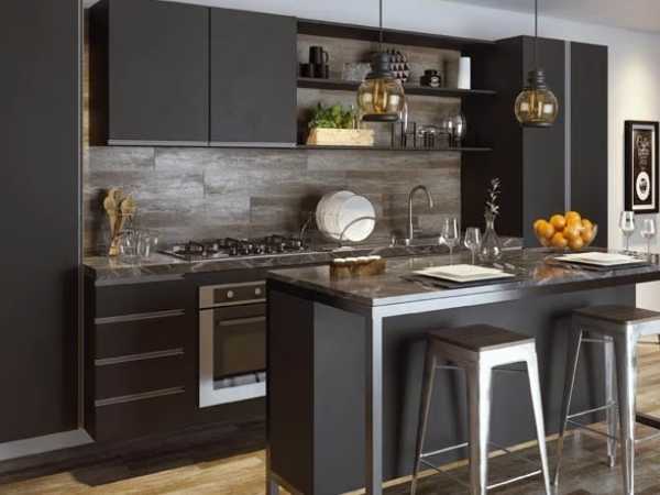 Estilo Industrial na Cozinha: Elementos Essenciais em Cinza e Preto