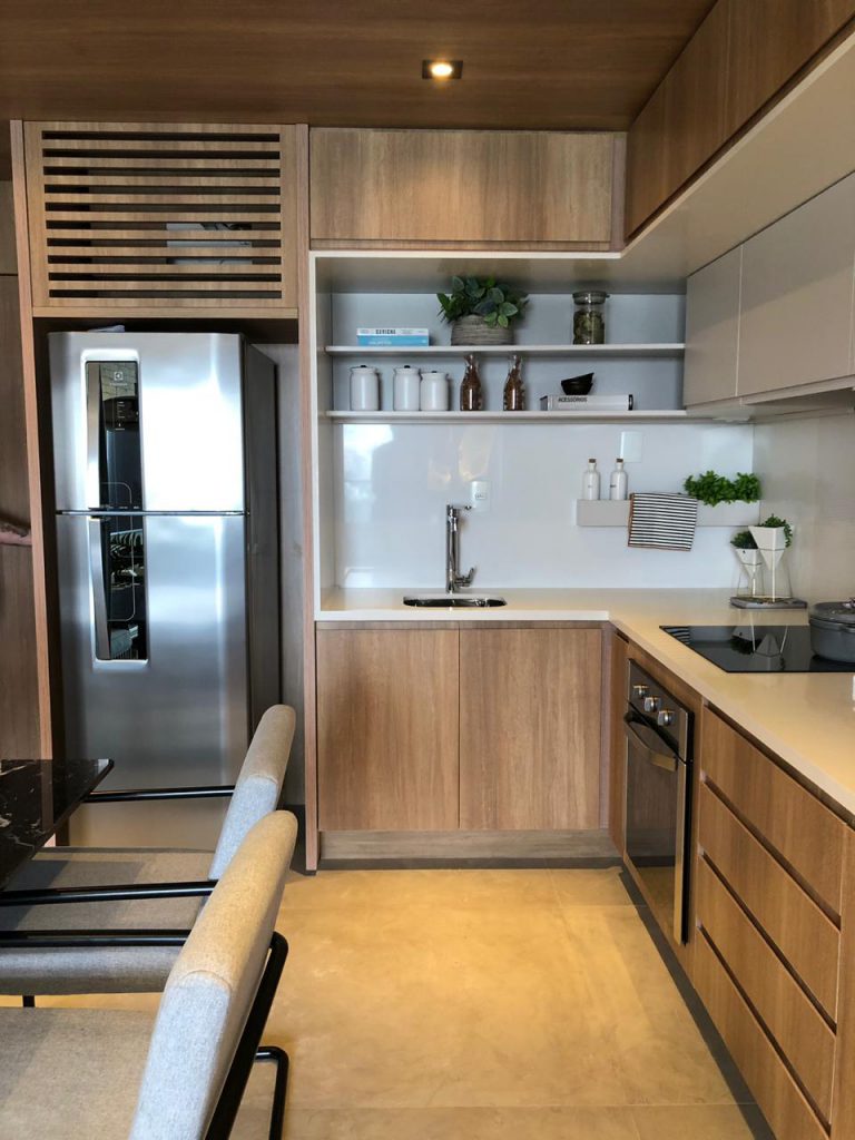 ideias decoração cozinha apartamento pequeno simples