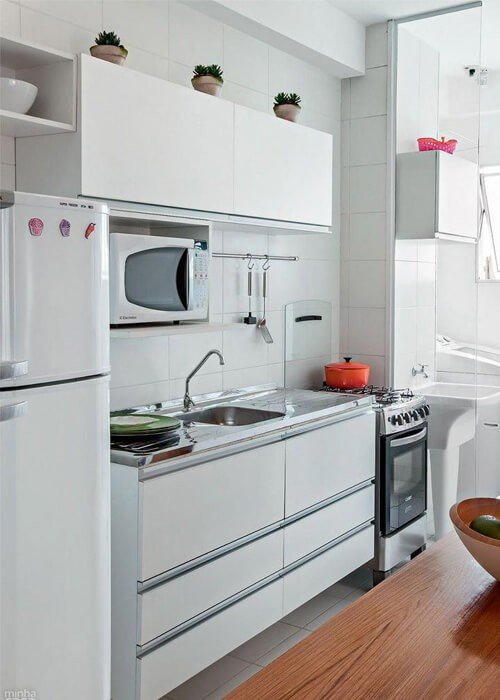 erros comuns decorar cozinha pequena