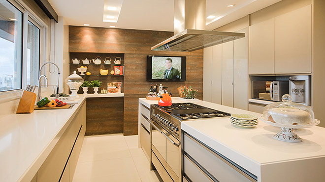 decoração de cozinha grande