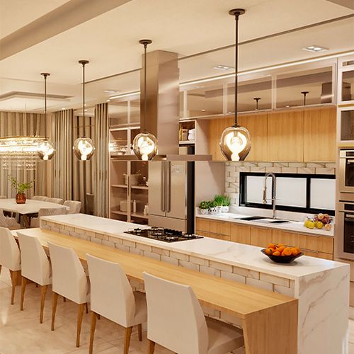 Iluminação para Cozinha: Crie Ambientes Aconchegantes com Fitas de LED e Pendentes