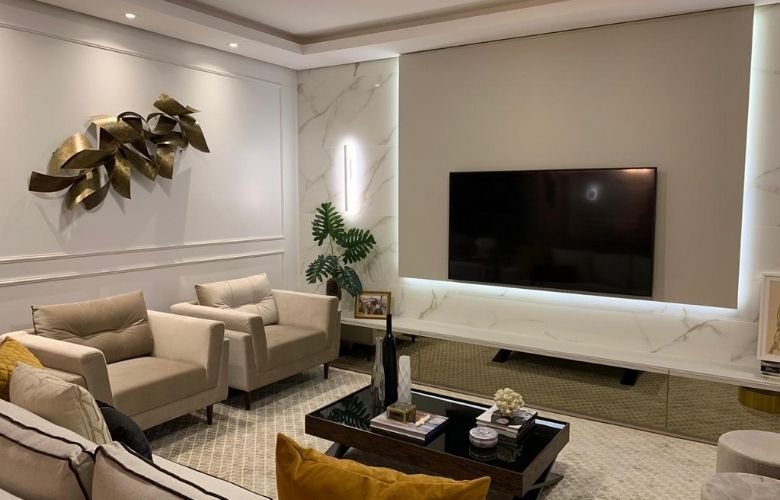 decoracao de escritorio com Boiserie