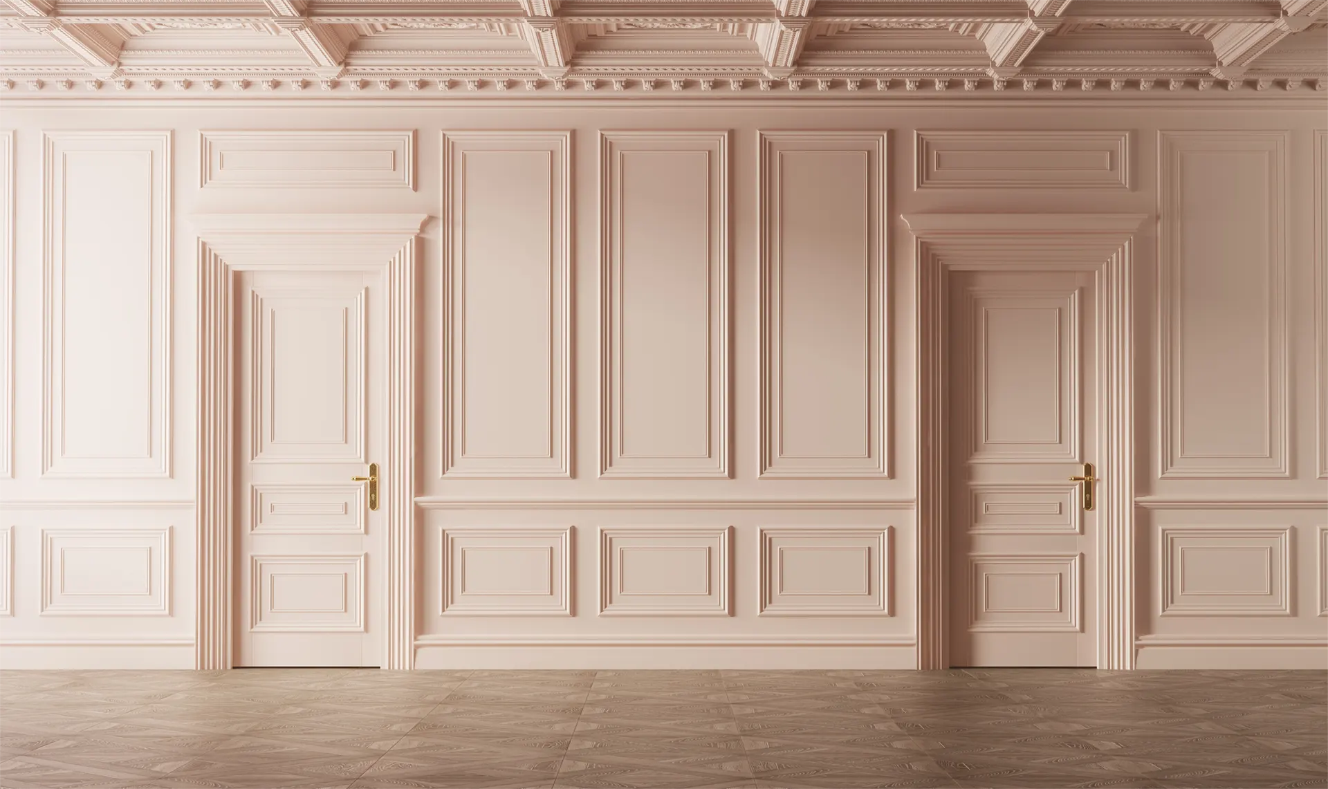 como fazer boiserie em parede de escritório passo a passo