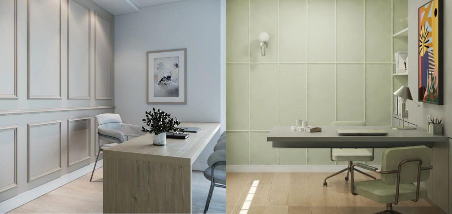 decoracao de escritorio com Boiserie