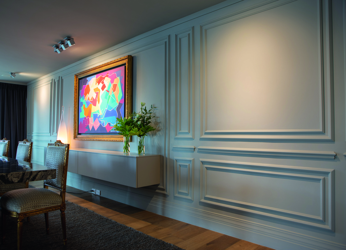 boiserie de gesso vs boiserie de poliuretano para escritório