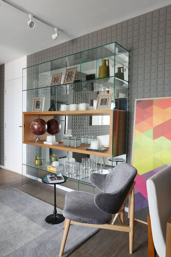 custo medio prateleiras vidro escritorio