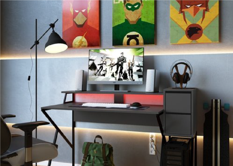 iluminacao rgb para setup escritorio geek