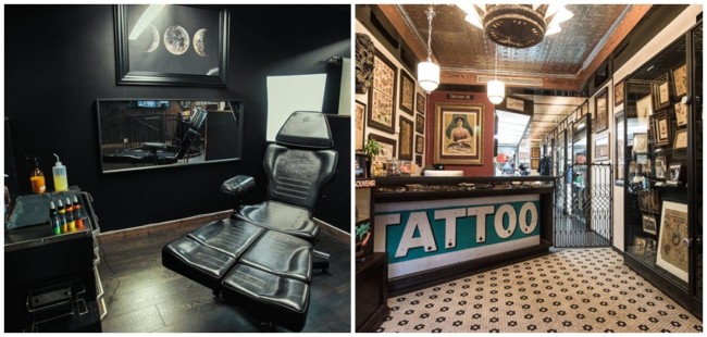 decoracao de estudio de tatuagem