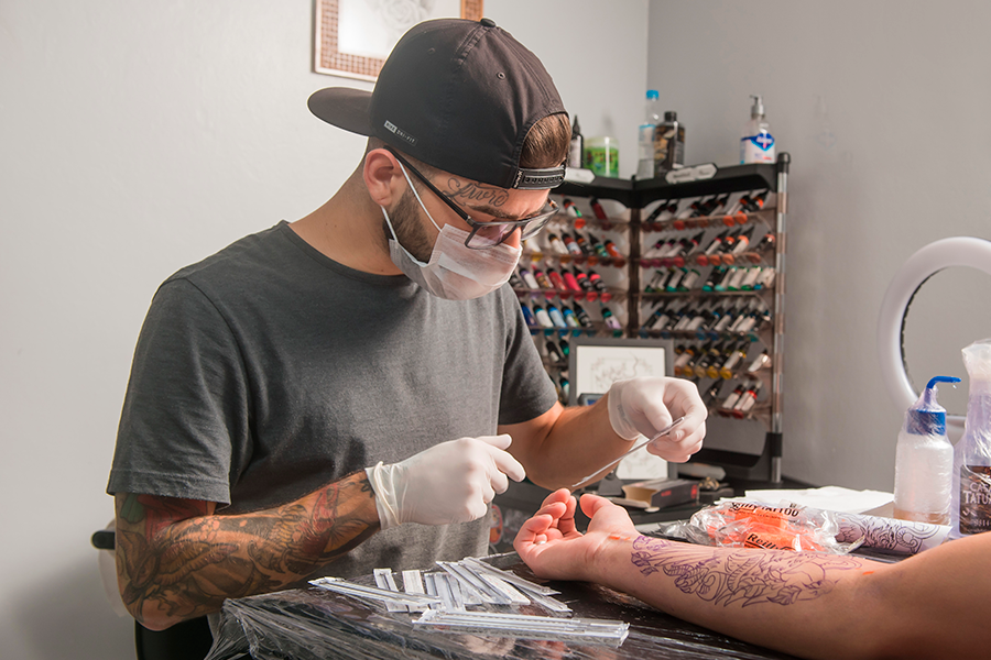 custo decoração estúdio tatuagem pequeno