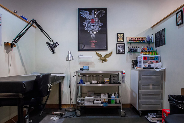 decoracao de estudio de tatuagem