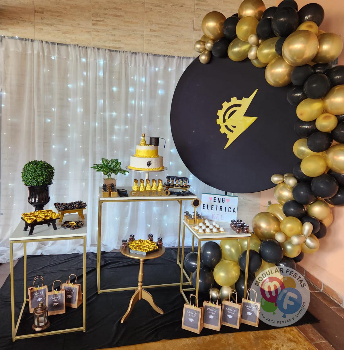 decoração de formatura