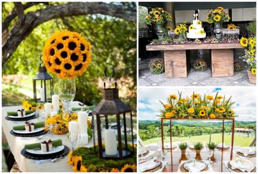 quanto custa decoração de festa girassol