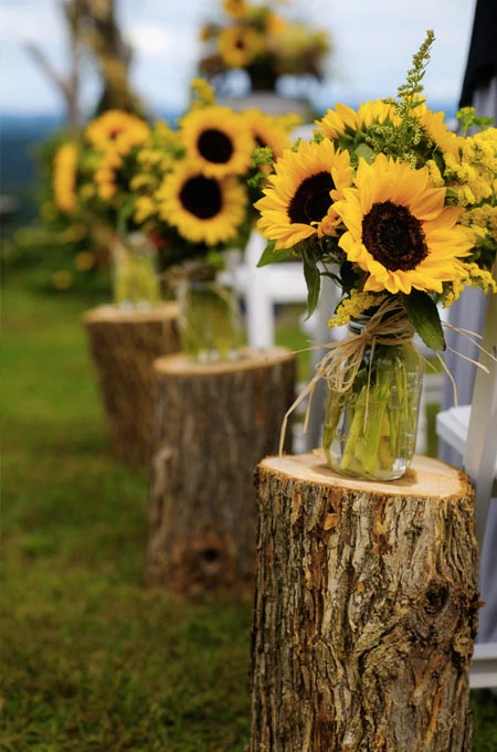 erros comuns ao decorar com girassóis