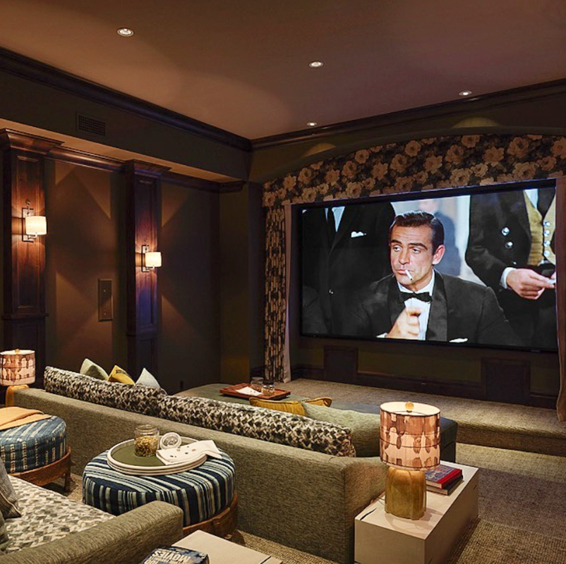 ideias de decoração para home cinema pequeno